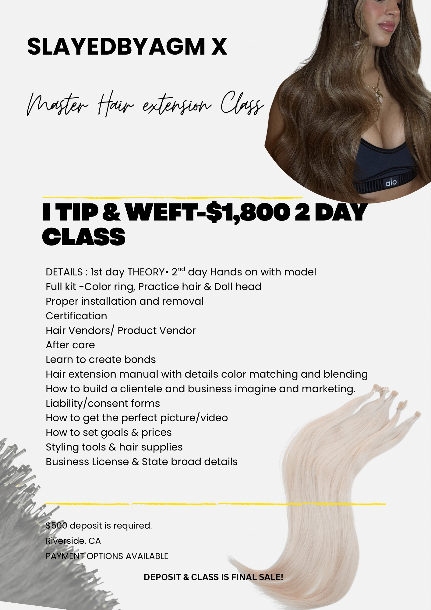 I tip & weft class