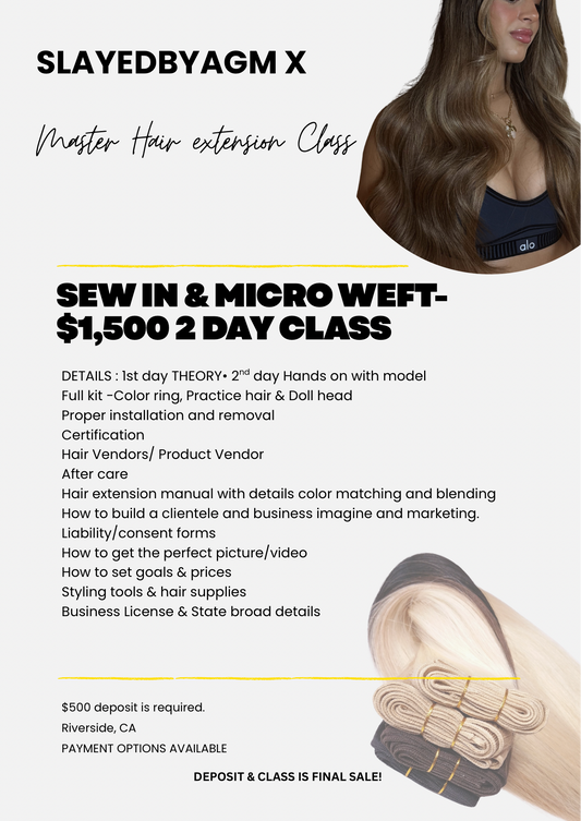 Sew in weft & Microweft class