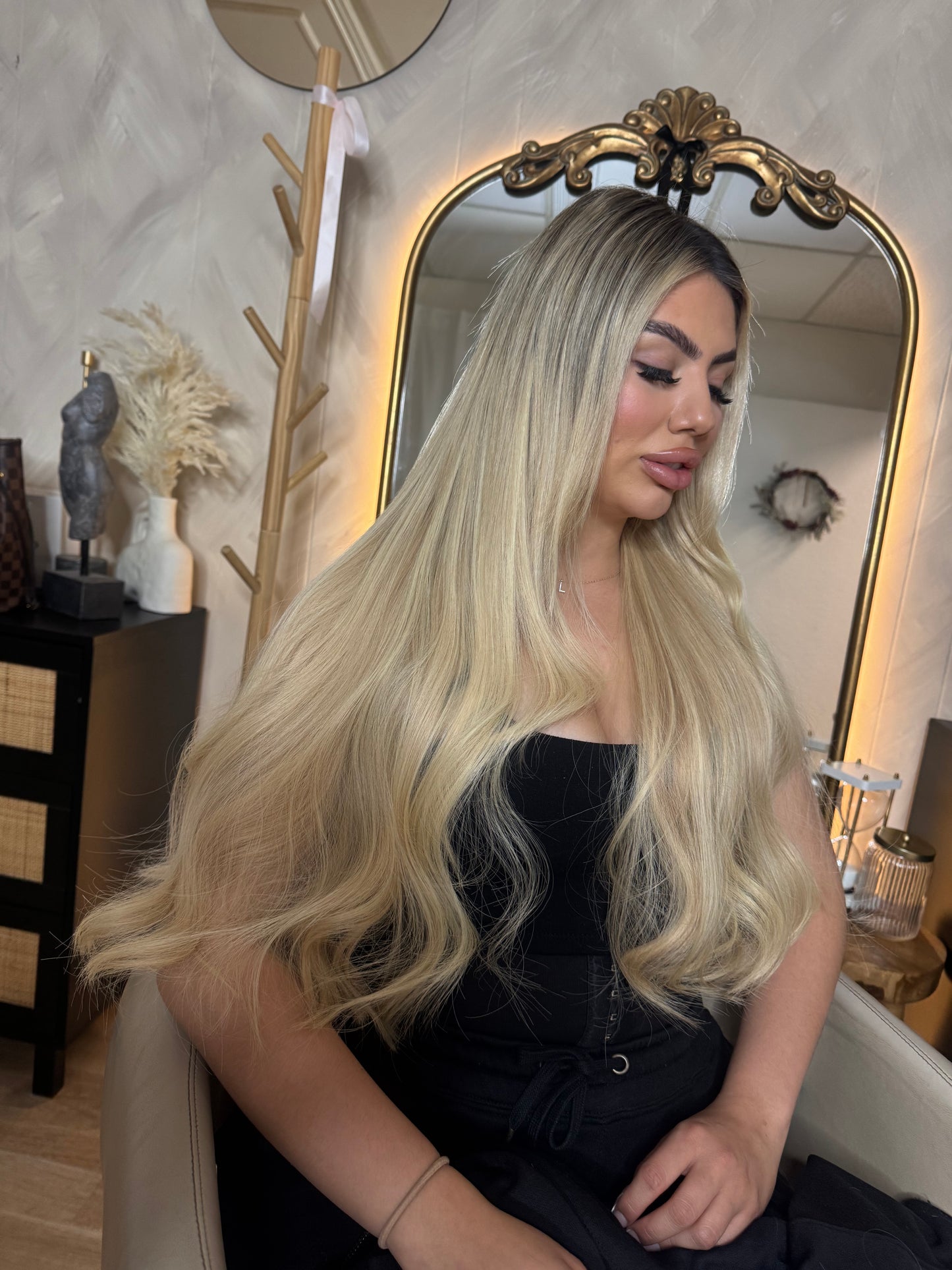 24” Hair Extensions Blondes/Highlighted