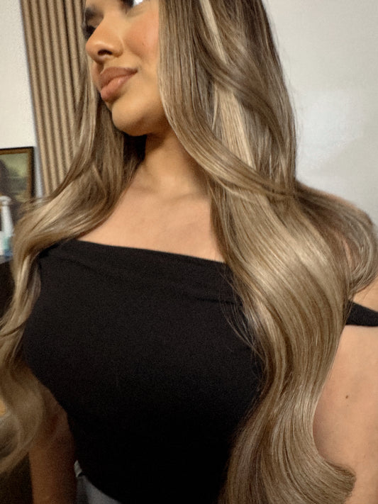 22” CLIP IN ASHY HIGHLIGHT