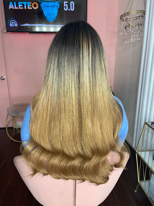 20" Hair Extensions Blondes/Highlighted
