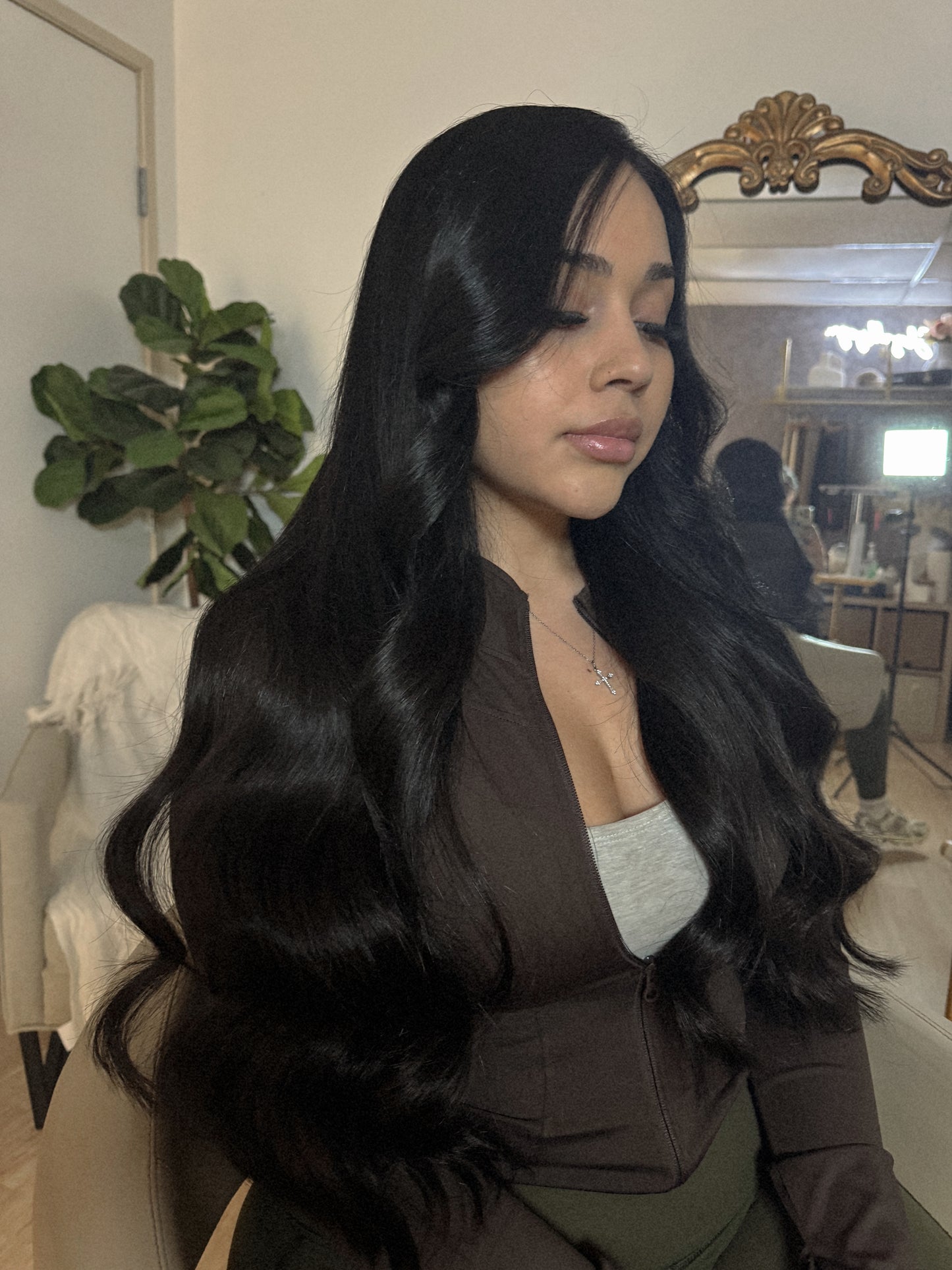 26” Sew in SOLIDS dark