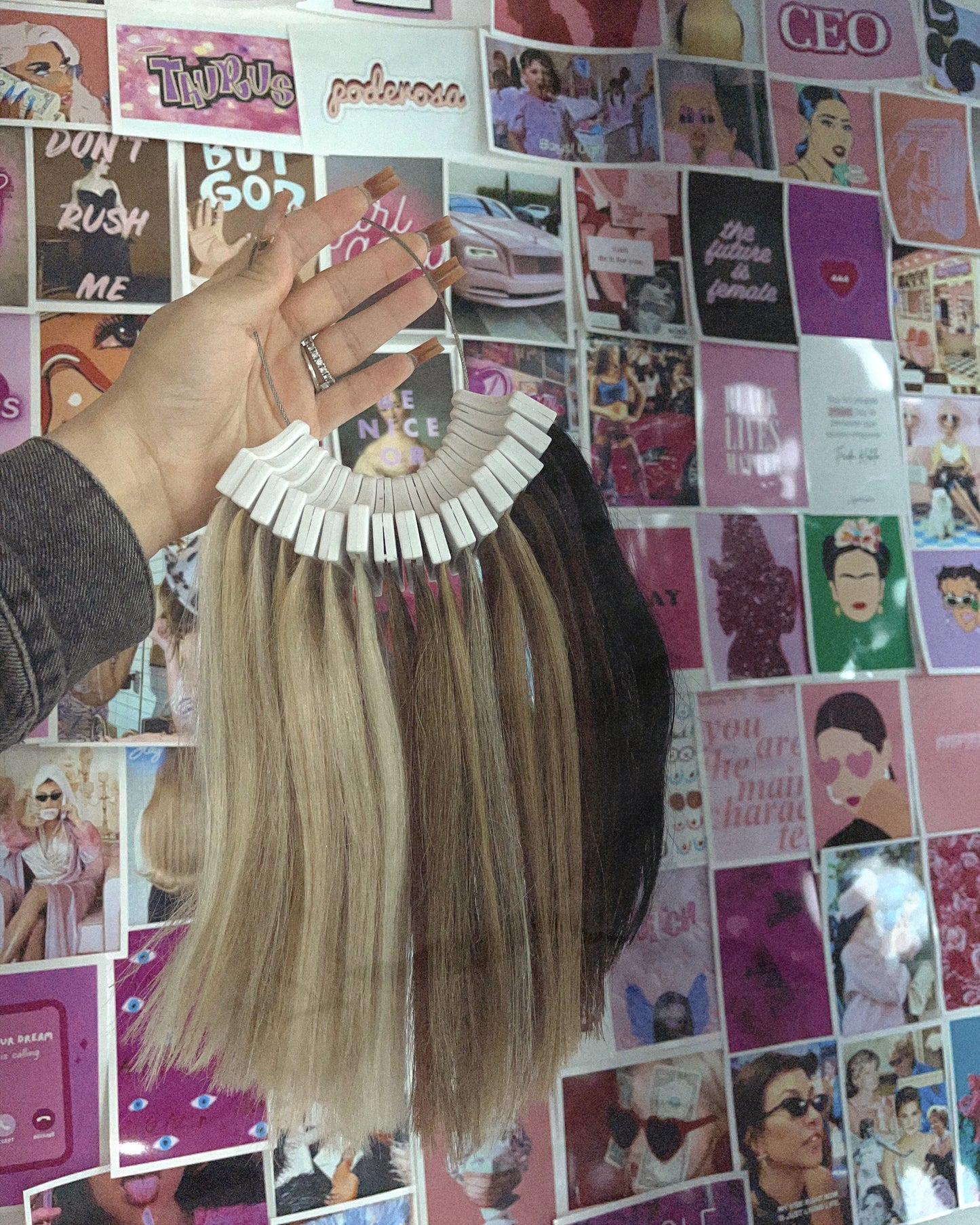 22” 150 grs. Solid Dark Microweft