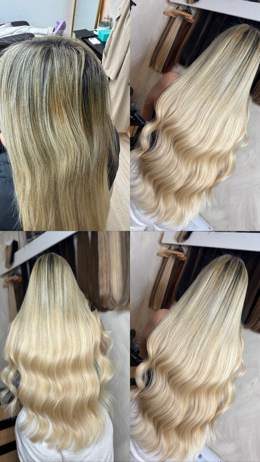 26” Hair Extensions Blondes/Highlighted