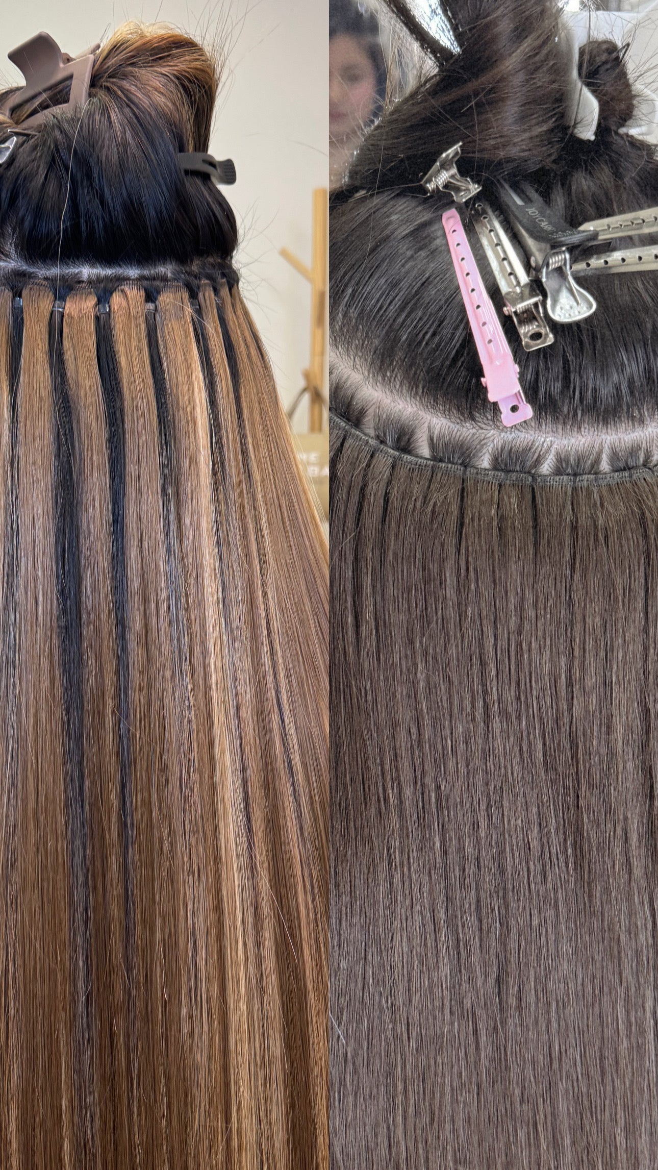 24” Sew in blondes/highlights