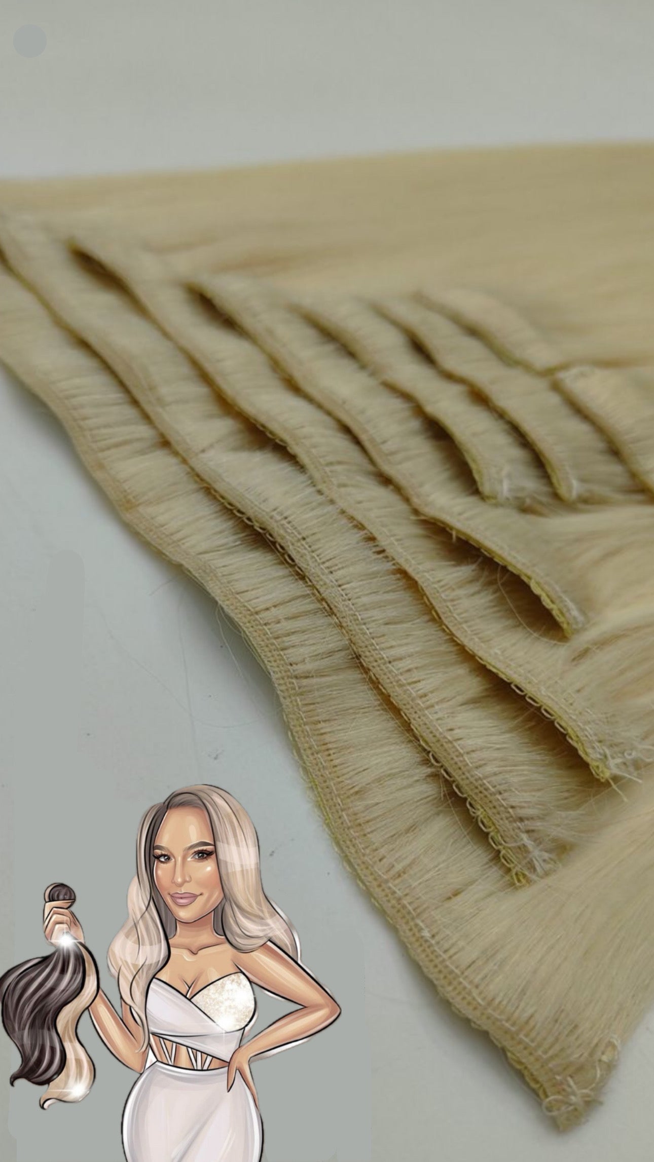22” CLIP IN ASHY HIGHLIGHT