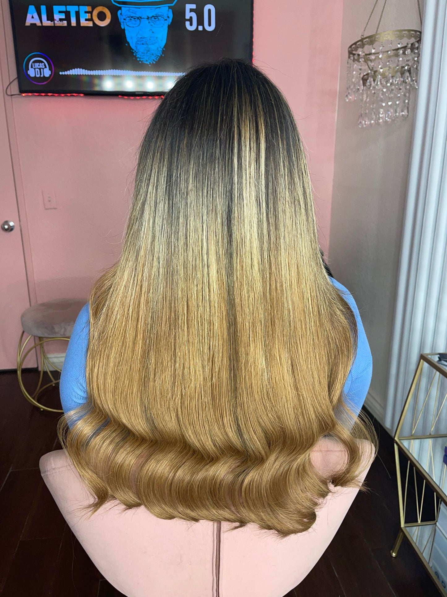 20" Hair Extensions Blondes/Highlighted